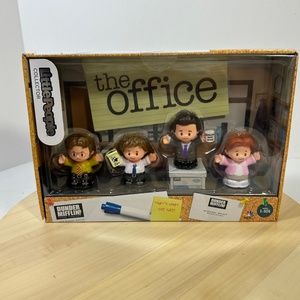 Fisher-Price Little People The Office Figure Set Michael Scott Jim Pam Dwight